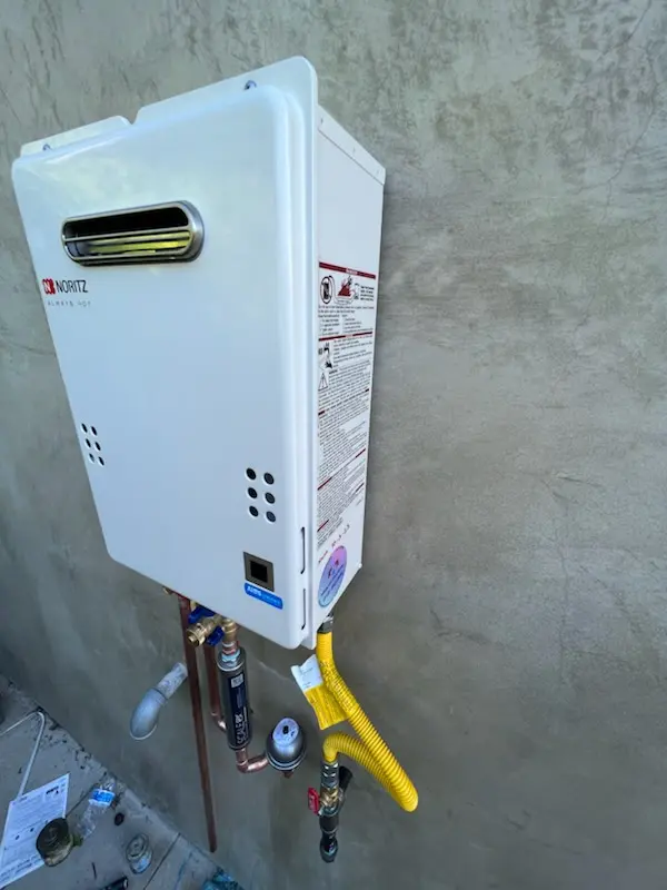 Tankless water heater installation for River View homes